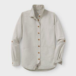 Duluth Women's Heirloom Gardening Shirt, Gray-River Rock, Large